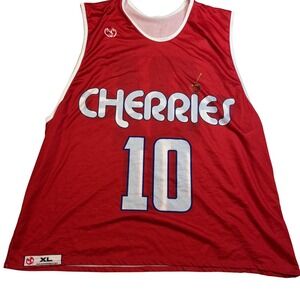 Michigan Cherries | Mens XL | 10 | Reversible Basketball Jersey | Scorpion Sport